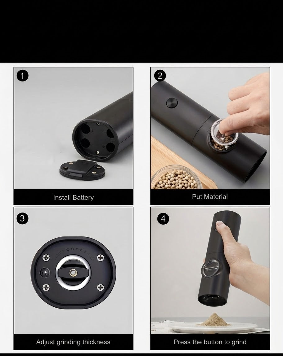 Electric Salt & Pepper Shakers