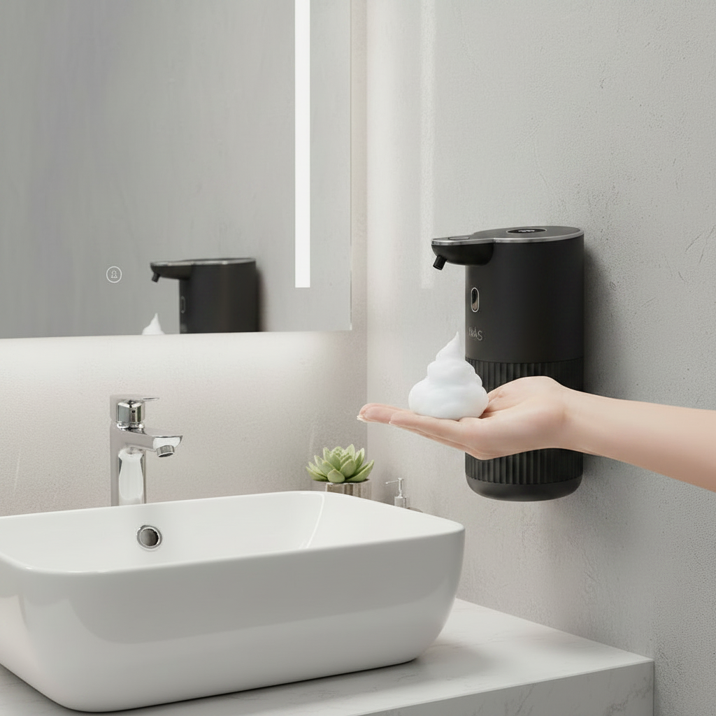 Black - Touch-free in action