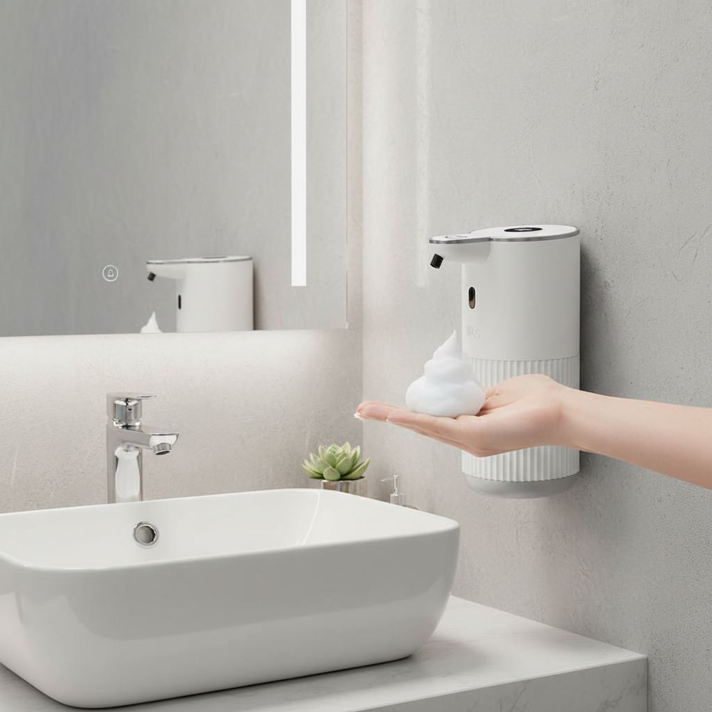 White - Touch-free in action